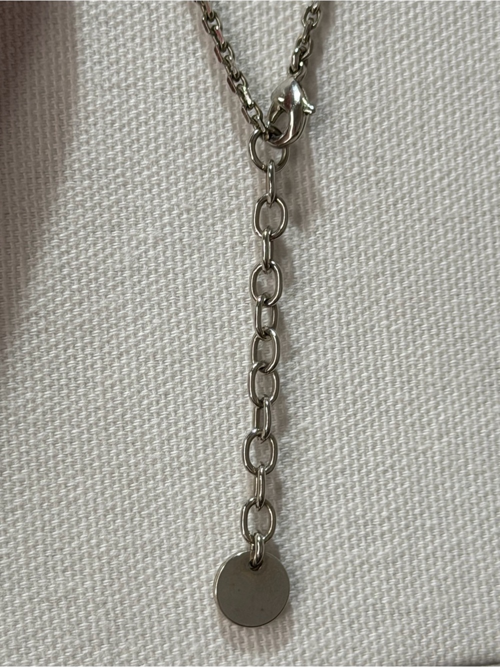 🌷DIOR Petit Pink Crystal 'CD' Pendant Necklace - Picture 7 of 14